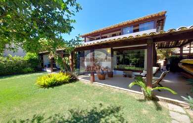 Imagem 4: Casa praiana chique em condomínio pé na areia da Praia de Manguinhos