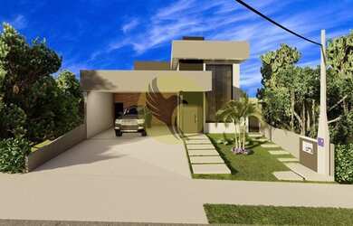 Imagem: A casa possui 3 Dormitórios, 5 Banheiros, 2 Vagas na garagem