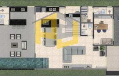 Imagem 6: Casa de condomínio para venda possui 317 metros quadrados com 4 quartos