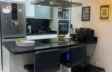 Imagem 2: Apartamento no Anália Franco, 1 dorms, 2 banheiros, sacada gourmet, na frente do Ceret