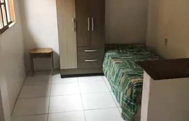 Imagem: A kitnet possui 1 Dormitório e 1 Banheiro e está localizado