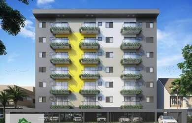 Imagem: O apartamento possui 1 Dormitório, 1 Banheiro, 1 Vaga na garagem