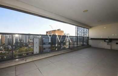 Imagem 5: Novo com espaçosa varanda gourmet integrada no Campo Belo