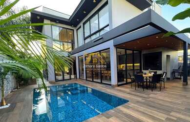 Imagem: A casa em condomínio possui 3 Dormitórios, 3 Banheiros, 4