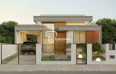 Imagem: A casa possui 3 Dormitórios, 1 Banheiro, 1 Vaga na garagem