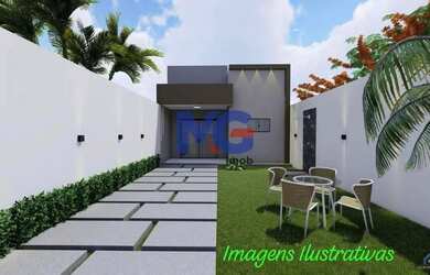 Imagem: A casa possui 3 Dormitórios, 3 Banheiros, 1 Vaga na garagem