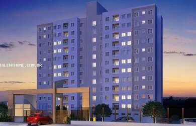 Imagem: O apartamento possui 2 Dormitórios, 1 Banheiro, 1 Vaga na garagem