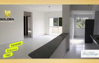 Imagem: O apartamento possui 2 Dormitórios, 1 Banheiro, 1 Vaga na garagem