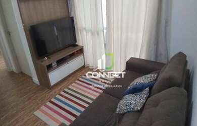 Imagem: O apartamento possui 2 Dormitórios, 1 Banheiro, 1 Vaga na garagem