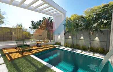 Imagem: A casa em condomínio possui 3 Dormitórios, 5 Banheiros, 4