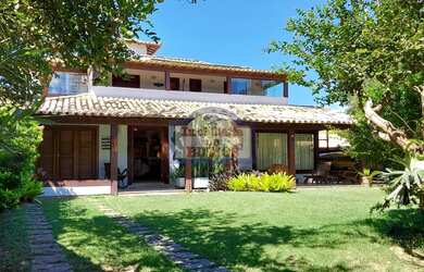 Imagem 2: Casa praiana chique em condomínio pé na areia da Praia de Manguinhos