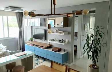 Imagem: O apartamento possui 2 Dormitórios, 2 Banheiros, 1 Vaga na