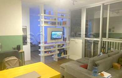 Imagem: O studio possui 1 Dormitório, 1 Banheiro, 1 Vaga na garagem