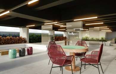 Imagem 6: Libert Miguel Yunes. Churrasqueira, Área de serviço, 34m² de Áreae1...