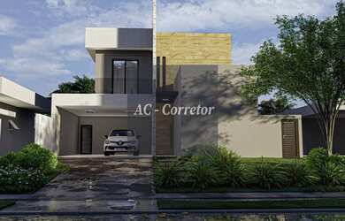 Imagem: A casa possui 3 Dormitórios, 4 Banheiros, 4 Vagas na garagem