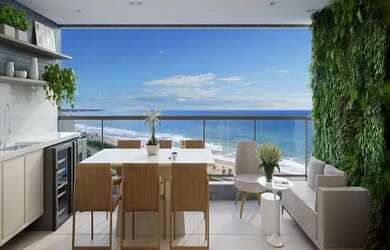 Imagem 12: Apartamento Três Suítes, Nascente Pé na areia em Jaguaribe com Maravilhosa...