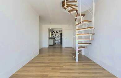 Imagem: O apartamento na cobertura possui 2 Dormitórios, 2 Banheiros