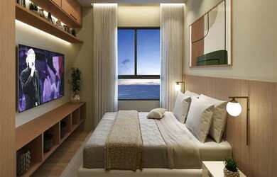 Imagem 9: Apartamento Três Suítes, Nascente Pé na areia em Jaguaribe com Maravilhosa...