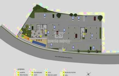 Imagem: O apartamento possui 1 Dormitório, 1 Banheiro, 1 Vaga na garagem