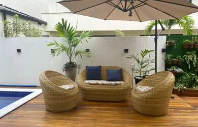 Imagem: A casa em condomínio possui 3 Dormitórios, 3 Banheiros, 2