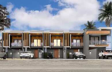 Imagem: A casa possui 3 Dormitórios, 1 Banheiro, 2 Vagas na garagem