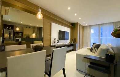 Imagem: O apartamento possui 1 Dormitório, 1 Banheiro, 1 Vaga na garagem