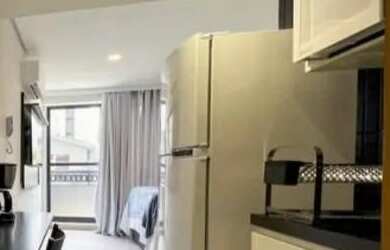 Imagem: O apartamento possui 1 Dormitório, 1 Banheiro, 25m² de Área