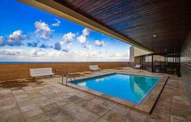 Imagem: O apartamento na cobertura possui 4 Dormitórios, 5 Banheiros