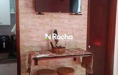 Imagem: O studio possui 1 Dormitório, 1 Banheiro, 1 Vaga na garagem