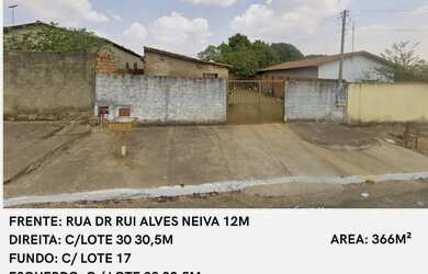 Imagem: O terreno possui 366m² de Área e está localizado em Setor