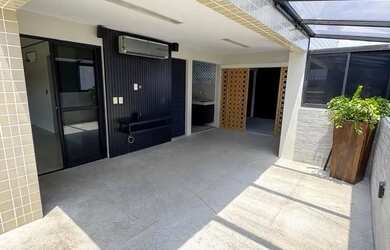 Imagem: O apartamento na cobertura possui 3 Dormitórios, 5 Banheiros