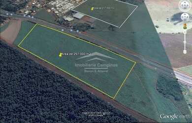 Imagem: O terreno possui 297.000m² de Área, Imóvel novo e está