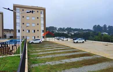 Imagem: O apartamento possui 2 Dormitórios, 1 Banheiro, 1 Vaga na garagem