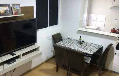 Imagem: O apartamento possui 2 Dormitórios, 1 Banheiro, 1 Vaga na garagem