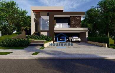 Imagem: A casa em condomínio possui 3 Dormitórios, 5 Banheiros, 2