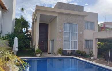 Imagem: A casa em condomínio possui 5 Dormitórios, 5 Banheiros, 3