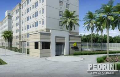 Imagem: O apartamento possui 2 Dormitórios, 1 Banheiro, 1 Vaga na garagem