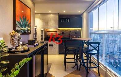 Imagem 6: Apartamento à venda, 108 m², 2 dormitórios, condomínio novo, com lazer. Gonzaga. Santos/SP