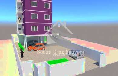 Imagem: O apartamento possui 2 Dormitórios, 1 Banheiro, 1 Vaga na garagem