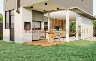 Imagem: A casa possui 4 Dormitórios, 4 Banheiros, 2 Vagas na garagem