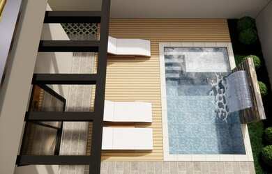 Imagem: A casa em condomínio possui 3 Dormitórios, 3 Banheiros, 4