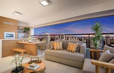 Imagem: O apartamento possui 3 Dormitórios, 2 Banheiros, 2 Vagas na