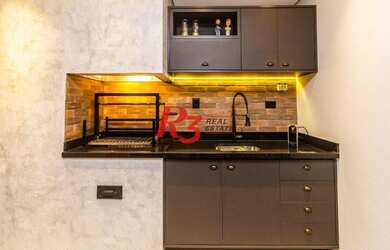 Imagem 8: Apartamento à venda, 108 m², 2 dormitórios, condomínio novo, com lazer. Gonzaga. Santos/SP