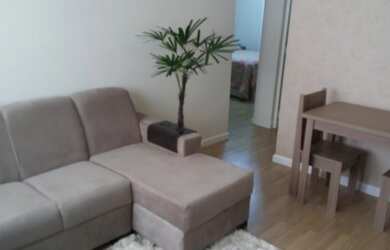 Imagem: O apartamento possui 2 Dormitórios, 1 Banheiro, 1 Vaga na garagem