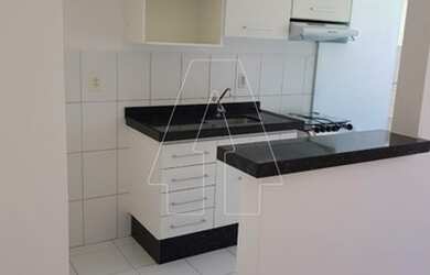 Imagem: O apartamento possui 2 Dormitórios, 1 Banheiro, 1 Vaga na garagem