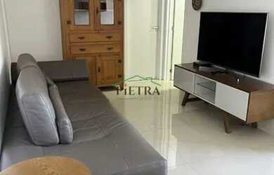 Imagem: O apartamento possui 1 Dormitório, 2 Banheiros, 1 Vaga na garagem