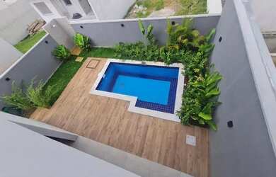 Imagem: A casa em condomínio possui 3 Dormitórios, 5 Banheiros, 4