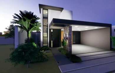 Imagem: A casa em condomínio possui 3 Dormitórios, 4 Banheiros, 2