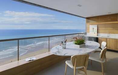 Imagem 13: Apartamento Três Suítes, Nascente Pé na areia em Jaguaribe com Maravilhosa...