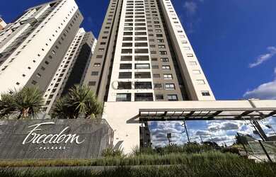 Imagem 3: Apartamento decorado e mobiliado para locação no Ed. Freedom Palhano 1 suíte, 45m² Gleba